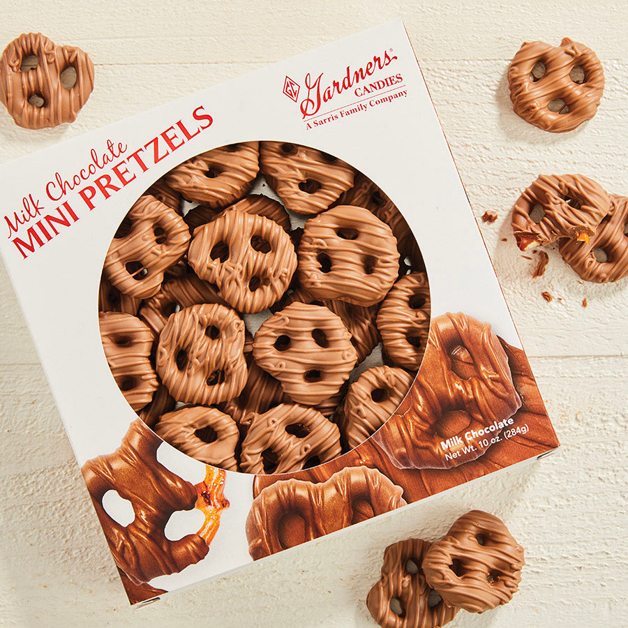Chocolate Covered Mini Pretzels Milk 10 oz.