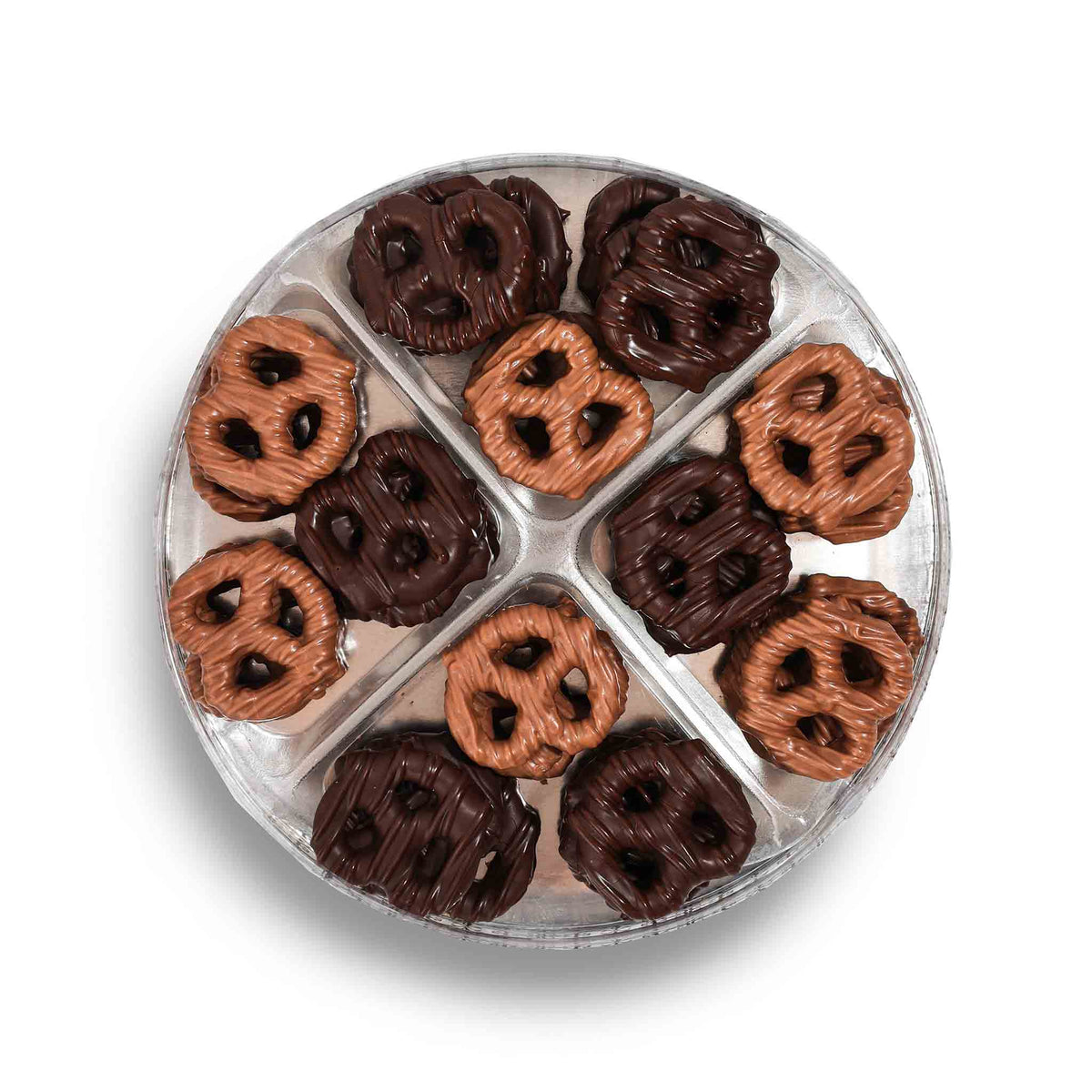 Milk & Dark Pretzels Crystal Collection 8 oz. | 36 pcs.