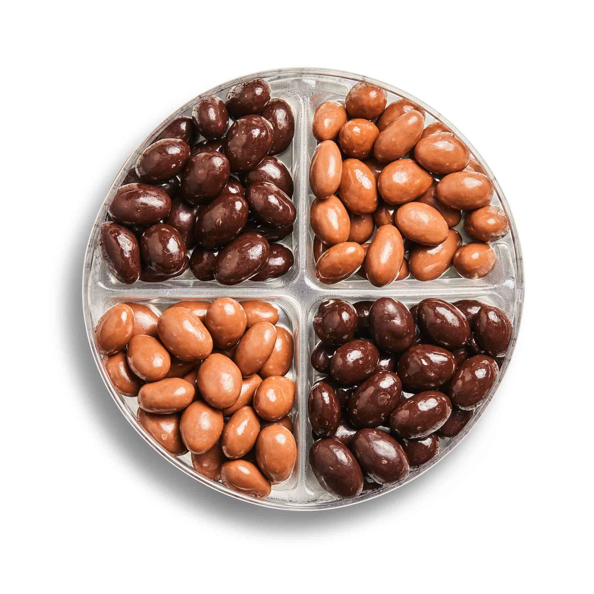 Milk & Dark Almonds Crystal Collection 14 oz.