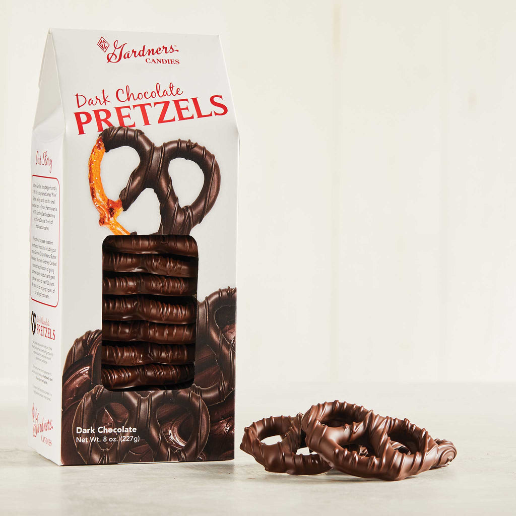 Chocolate Covered Pretzels Dark 8 oz.