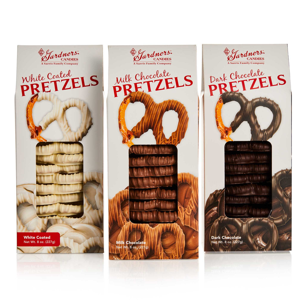 Chocolate Covered Pretzels Dark 8 oz.