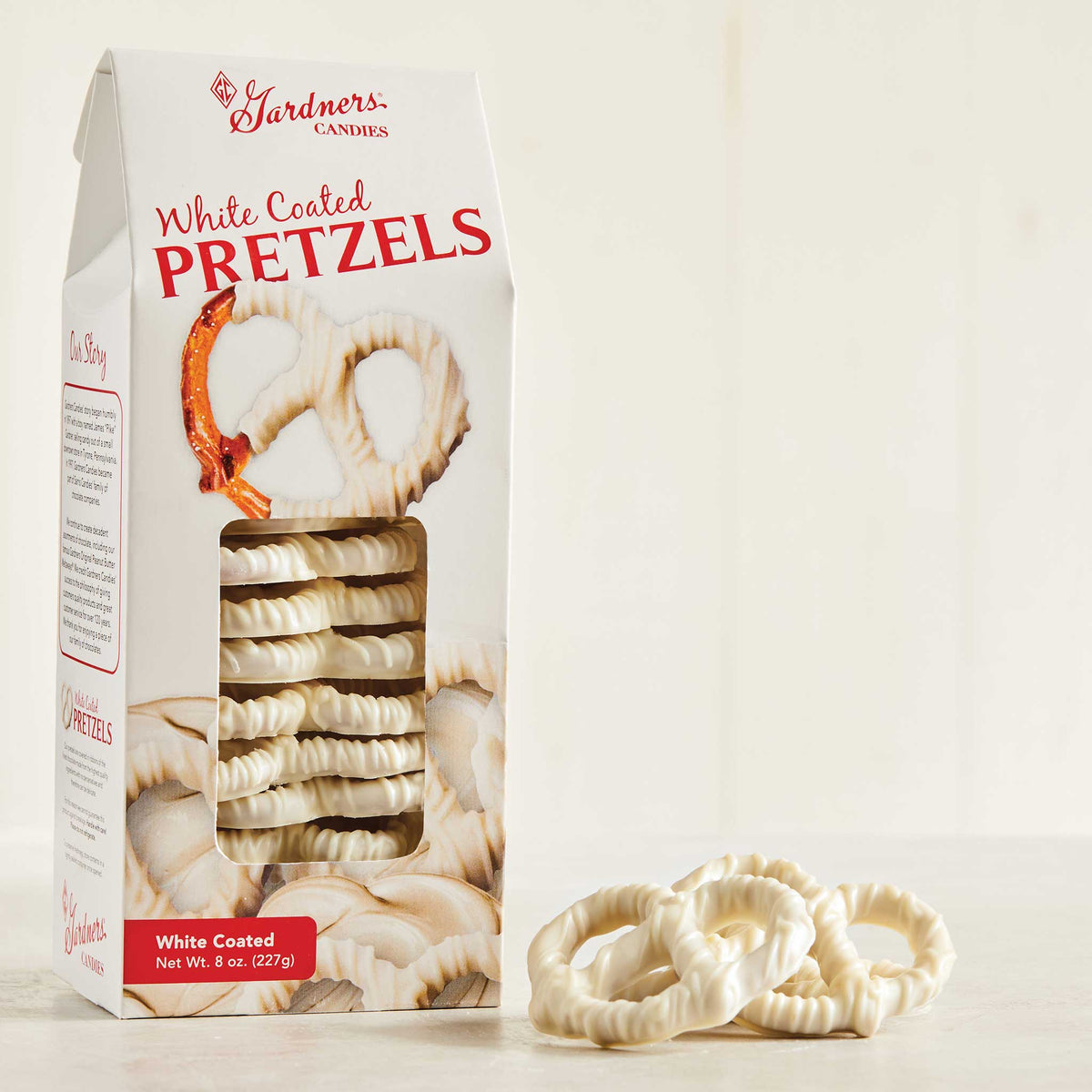 Chocolate Covered Pretzels White 8 oz.