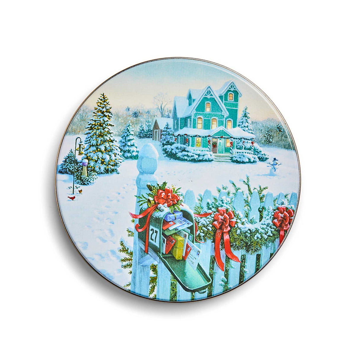 Christmas Tin- Roasted Mix Nuts 16 oz.