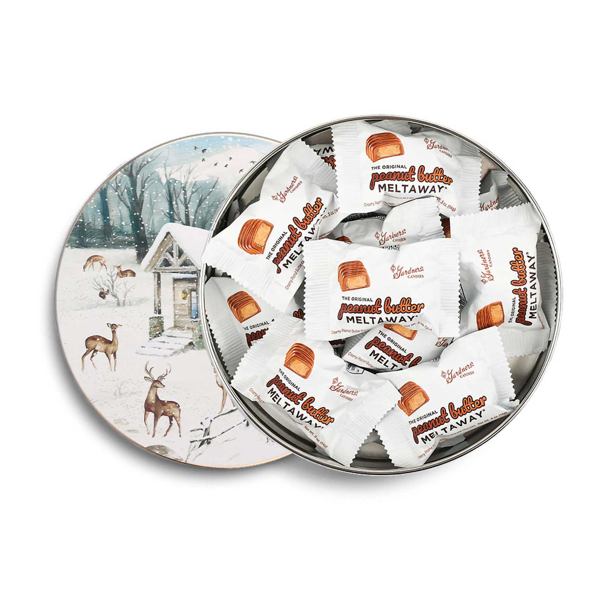 Christmas Original Peanut Butter Meltaway® Tin 16 oz.