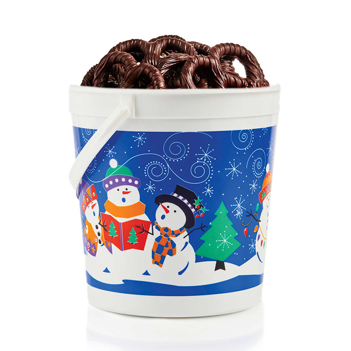 Holiday Pretzel Pail Dark 16 oz.