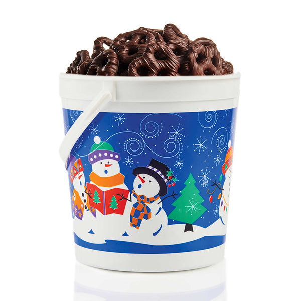 Holiday Mini Pretzel Pail Dark 28 oz.